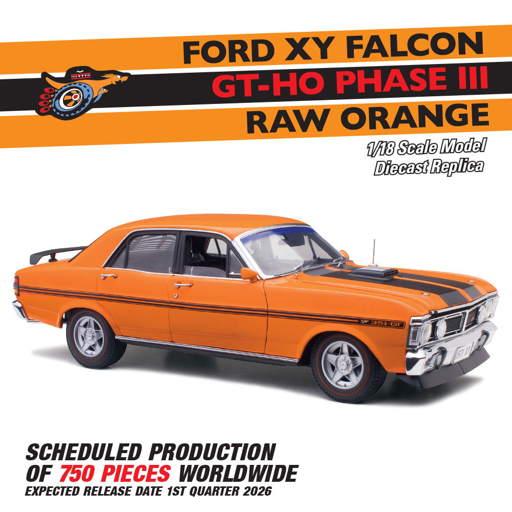 Ford XY Falcon GT-HO Phase III Raw Orange - 1:18 Scale Diecast Model