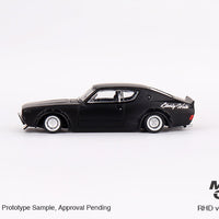 Nissan Skyline Kenmeri Liberty Walk - Matt Black - 1:64 Scale Diecast Model - Mini GT