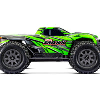 Traxxas Mini Maxx 2S Brushless Electric RC Monster Truck (Green) - 1:10 Scale