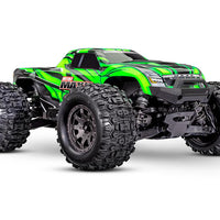 Traxxas Mini Maxx 2S Brushless Electric RC Monster Truck (Green) - 1:10 Scale