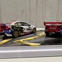 1:43 Holden Racing Team #2 / #22 Holden VF Commodores - 2013 Austin 400 Aussie-Made Livery Twinset