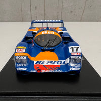 Porsche 962 C No.17 24H Le Mans 1991 - O. Larrauri - J. Pareja - W. Brun - 1:43 Scale Resin Model Car