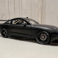1:18 Ford Mustang GT Supercar - Matte Black Plain Body Edition - Authentic Collectables - RRP $250 NOW $225