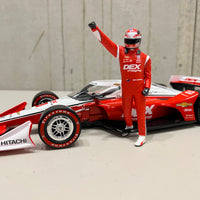 1:18 Team Penske #3 DEX Imaging Dallara Chevrolet IndyCar - 2022 Scott McLaughlin First IndyCar Win/Pole With Figurine