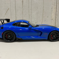 DODGE VIPER ACR 2017 (COMPETITION BLUE W/ BLACK STRIPES) - 1:18 SCALE - AUTOART