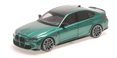 PRE-ORDER* BMW M3 - 2020 - GREEN METALLIC - 1:18 SCALE DIECASE MODEL