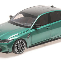 *PRE-ORDER* BMW M3 - 2020 - GREEN METALLIC - 1:18 SCALE DIECASE MODEL - MINICHAMPS