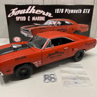 1970 PLYMOUTH GTX DRAG CAR - SOUTHERN SPEED & MARINE - ACME EXCLUSIVE - 1:18 SCALE DIECAST MODEL - ACME