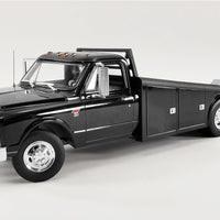 1967 CHEVROLET C-30 RAMP TRUCK - BLACK - 1:18 SCALE - DIECAST - ACME