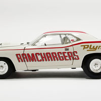 1970 PLYMOUTH CUDA SUPER STOCK - RAMCHARGERS 1:18 DIECAST - ACME
