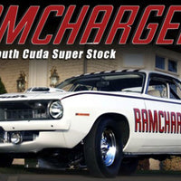 1970 PLYMOUTH CUDA SUPER STOCK - RAMCHARGERS 1:18 DIECAST - ACME
