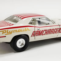 1970 PLYMOUTH CUDA SUPER STOCK - RAMCHARGERS 1:18 DIECAST - ACME