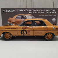 Ford XY Falcon Phase III GT-HO 1971 Bathurst Winner 50th Anniversary GOLD Livery - 1:18 Diecast Model - RRP $299 NOW $249