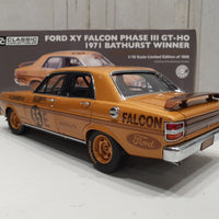 Ford XY Falcon Phase III GT-HO 1971 Bathurst Winner 50th Anniversary GOLD Livery - 1:18 Diecast Model - RRP $299 NOW $249
