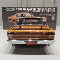 Ford XY Falcon Phase III GT-HO 1971 Bathurst Winner 50th Anniversary GOLD Livery - 1:18 Diecast Model - RRP $299 NOW $249