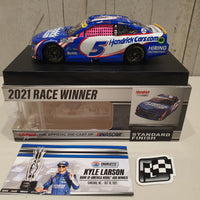Kyle Larson 2021 HendrickCars.com Charlotte ROVAL Playoff Race Win 1:24 ARC Nascar Diecast