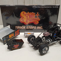#15 SCHATZ FAMILY CROSSROAD TRUCK STOPS SPRINT CAR - DONNY SCHATZ - FIRST 410 SPRINT WIN - 1:18 SCALE DIECAST MODEL - RRP $225 NOW $200