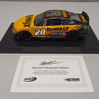 CHRISTOPHER BELL 2022 AUTOGRAPHED DEWALT 1:24 ARC DIECAST MODEL
