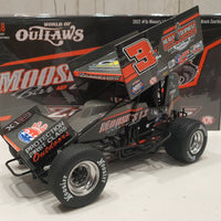 Brock Zearfoss 2022 Moose's LZ Bar & Grill #3z 1:18 Sprint Car Diecast
