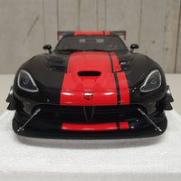DODGE VIPER 1:28 EDITION ACR 2017 (VENOM BLACK W/ RED STRIPES) 1:18 AUTOART