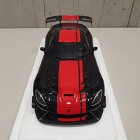 DODGE VIPER 1:28 EDITION ACR 2017 (VENOM BLACK W/ RED STRIPES) 1:18 AUTOART