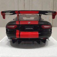 DODGE VIPER 1:28 EDITION ACR 2017 (VENOM BLACK W/ RED STRIPES) 1:18 AUTOART