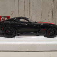 DODGE VIPER 1:28 EDITION ACR 2017 (VENOM BLACK W/ RED STRIPES) 1:18 AUTOART