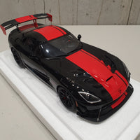 DODGE VIPER 1:28 EDITION ACR 2017 (VENOM BLACK W/ RED STRIPES) 1:18 AUTOART