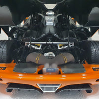 KOENIGSEGG AGERA RS CONE ORANGE/CARBON BLACK/BLACK ACCENTS - 1:18 Scale Composite Model Car - AUTOART