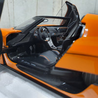 KOENIGSEGG AGERA RS CONE ORANGE/CARBON BLACK/BLACK ACCENTS - 1:18 Scale Composite Model Car - AUTOART