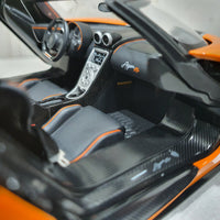 KOENIGSEGG AGERA RS CONE ORANGE/CARBON BLACK/BLACK ACCENTS - 1:18 Scale Composite Model Car - AUTOART