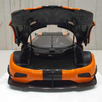 KOENIGSEGG AGERA RS CONE ORANGE/CARBON BLACK/BLACK ACCENTS - 1:18 Scale Composite Model Car - AUTOART