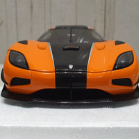 KOENIGSEGG AGERA RS CONE ORANGE/CARBON BLACK/BLACK ACCENTS - 1:18 Scale Composite Model Car - AUTOART