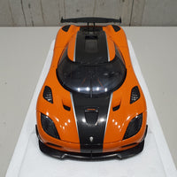 KOENIGSEGG AGERA RS CONE ORANGE/CARBON BLACK/BLACK ACCENTS - 1:18 Scale Composite Model Car - AUTOART