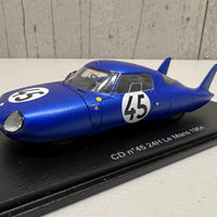 CD No.45 24H Le Mans 1964 - P. Lelong - G. Verrier - 1:43 Scale Resin Model Car