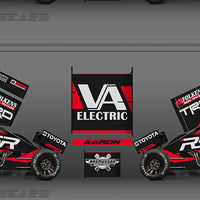 2023 #8 RSR SPRINT CAR - AARON REUTZEL - 1:18 SCALE DIECAST