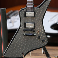 James Hetfield Metallica “Diamond Plate” Miniature Guitar Replica Collectible