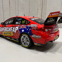 HOLDEN ZB COMMODORE - TRIPLE EIGHT RACE ENGINEERING SUPERCHEAP AUTO - FEENEY/INGALL #39 - REPCO Bathurst 1000 WILDCARD - 1:18 Scale Diecast Model Car - Biante - RRP $275 NOW $235