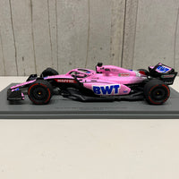 Fernando Alonso 2022 Alpine A522 No.14 BWT Alpine F1 Team - 9th Bahrain GP 1:18 Scale Resin Model Car - Spark - RRP $340 NOW $310
