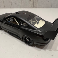 1:18 Ford Mustang GT Supercar - Matte Black Plain Body Edition - Authentic Collectables - RRP $250 NOW $225