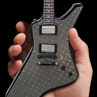 James Hetfield Metallica “Diamond Plate” Miniature Guitar Replica Collectible