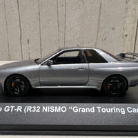 Nissan Skyline GT-R R32 NISMO Grand Touring Car (Grey) - 1:43 Scale Resin Model Car
