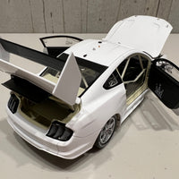 1:18 Ford Mustang GT Supercar - Gloss White Plain Body Edition - Authentic Collectables - RRP $250 NOW $225