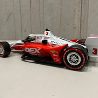 1:18 Team Penske #3 DEX Imaging Dallara Chevrolet IndyCar - 2022 Scott McLaughlin First IndyCar Win/Pole With Figurine