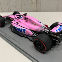 Fernando Alonso 2022 Alpine A522 No.14 BWT Alpine F1 Team - 9th Bahrain GP 1:18 Scale Resin Model Car - Spark - RRP $340 NOW $310