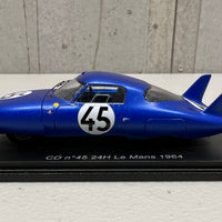 CD No.45 24H Le Mans 1964 - P. Lelong - G. Verrier - 1:43 Scale Resin Model Car