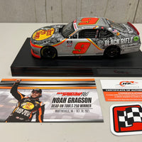 NOAH GRAGSON 2021 BASS PRO/TRUETIMBER/BLACK RIFLE MARTINSVILLE WIN 1:24 AUTOGRAPHED ARC DIECAST