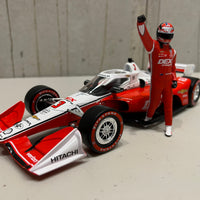 1:18 Team Penske #3 DEX Imaging Dallara Chevrolet IndyCar - 2022 Scott McLaughlin First IndyCar Win/Pole With Figurine
