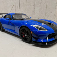 DODGE VIPER ACR 2017 (COMPETITION BLUE W/ BLACK STRIPES) - 1:18 SCALE - AUTOART