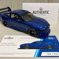 1:18 Ford Mustang GT Supercar - Metallic Blue Plain Body Edition - Authentic Collectables - RRP $250 NOW $225